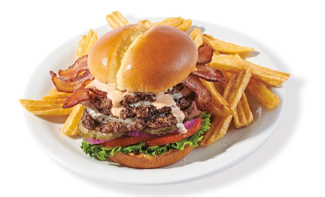 Triple Juicy Burger