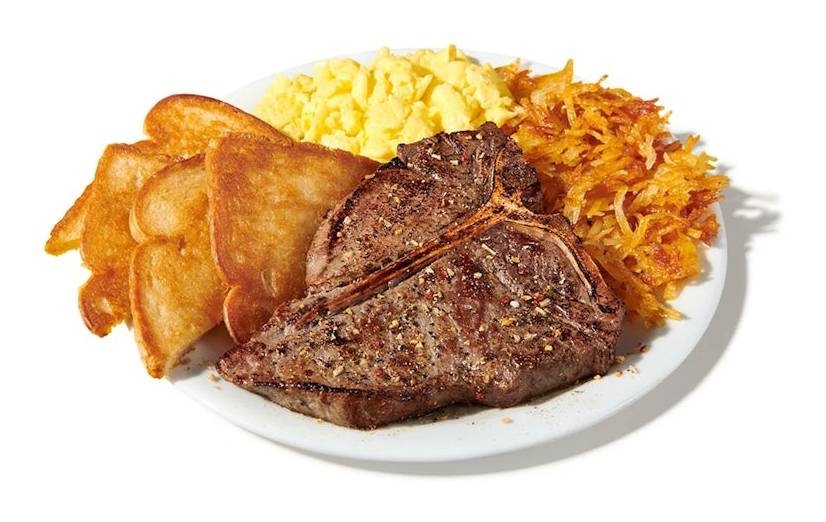 T-Bone Steak & Eggs