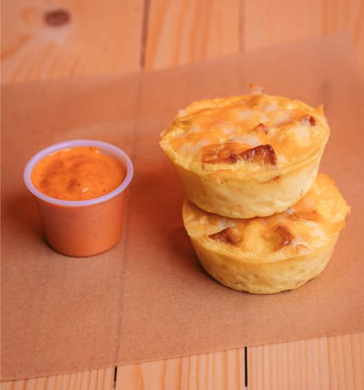 Potato and Cheese Egg Bites