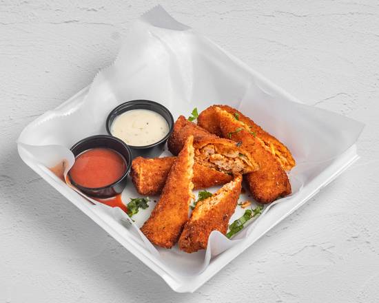 Crispy Buffalo Egg Rolls