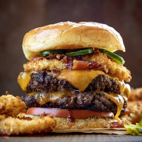 Double cheeseburger
