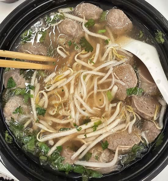 Beef Ball Pho Soup