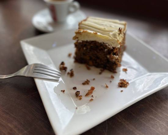 Carrot cake slice