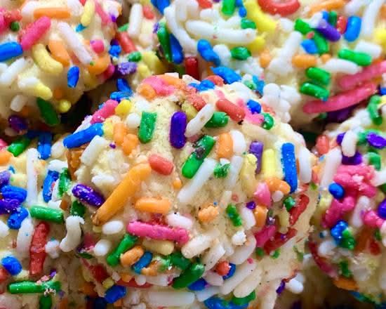 Rainbow Sprinkled Butter Cookie