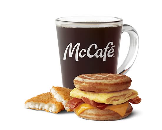 Bacon, Egg & Cheese McGriddles® Meal