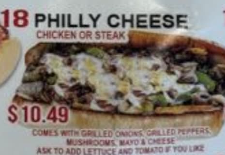 18. Philly Cheese