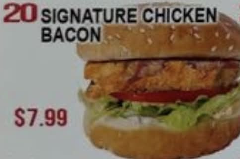 20. Signature Chicken Bacon