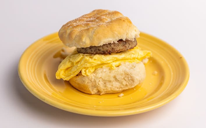 Sausage and Egg Biscuit