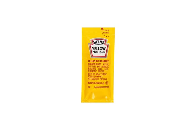 MUSTARD PACKET