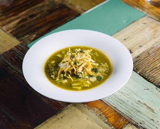 Sopa Azteca Verde