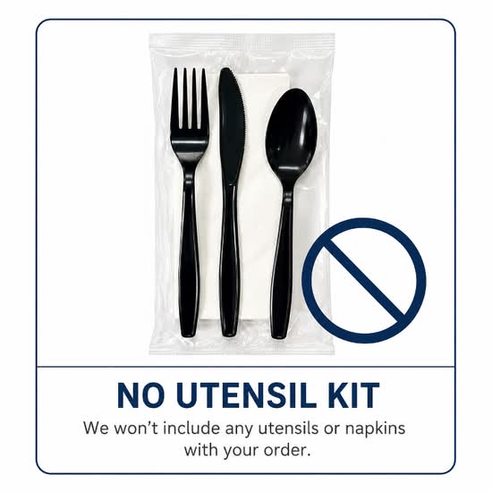 NO utensils