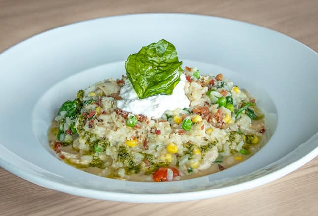 Roasted Chicken Risotto
