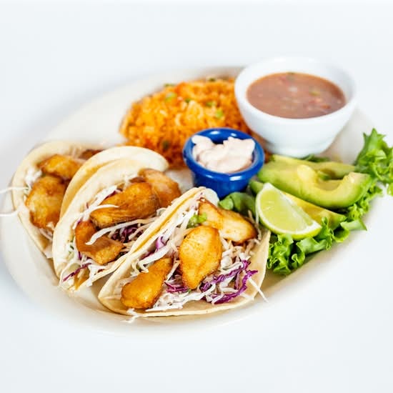 Three Pan-Seared Fish Tacos