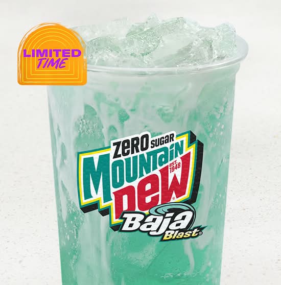 Dirty Soda with BAJA BLAST® Zero Sugar