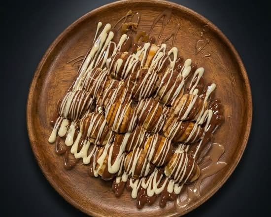 Triple chocolate pancakes