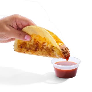 Shredded Beef Dipping Taco