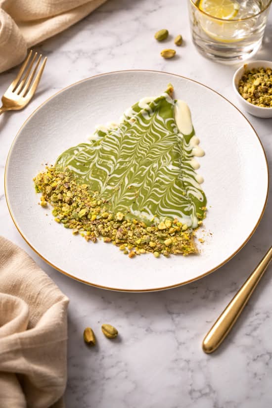 Pistachio Crepe