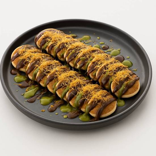 Dubai Chocolate Mini Pancakes