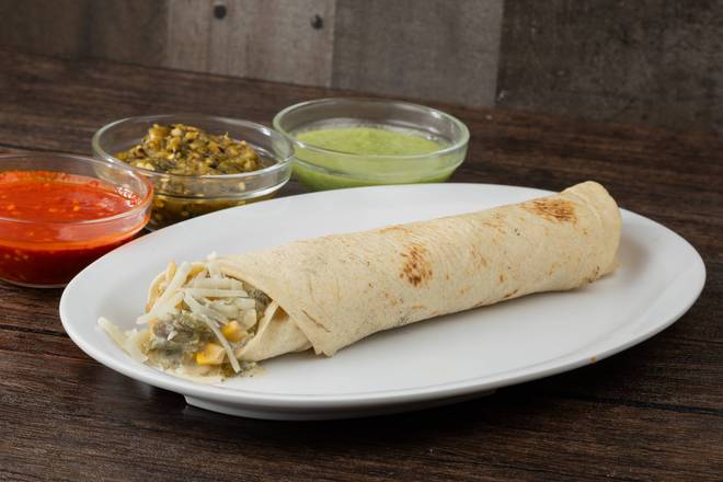 BURRITO Rajas Con Queso