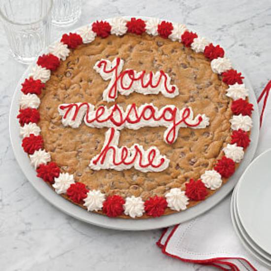 16" Round - Single Layer - Chocolate Chip