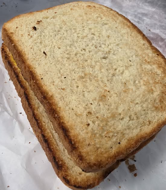 Livermush & Egg Sandwich
