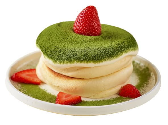 Matcha Tiramisu Pancakes