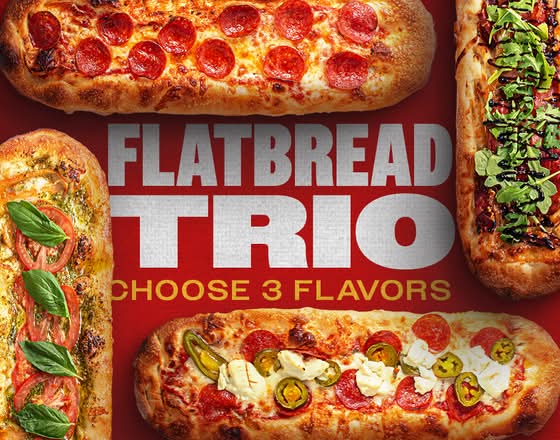 Pick 3 of 5 Flatbread Pizza.