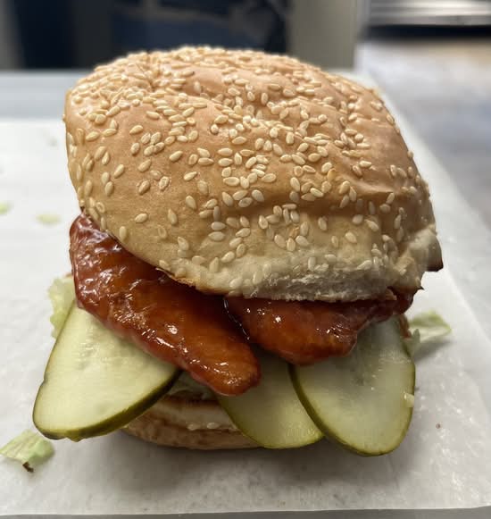 BBQ Chicken Tender Sandwich