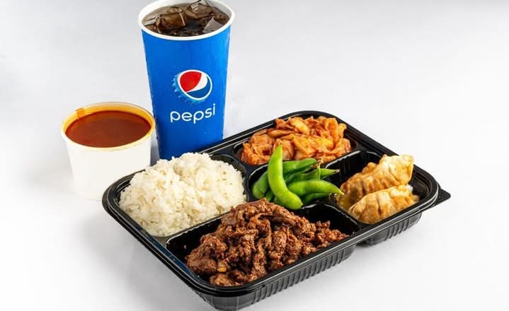 OO: Spicy Beef Bulgogi Bento Box Combo Meal