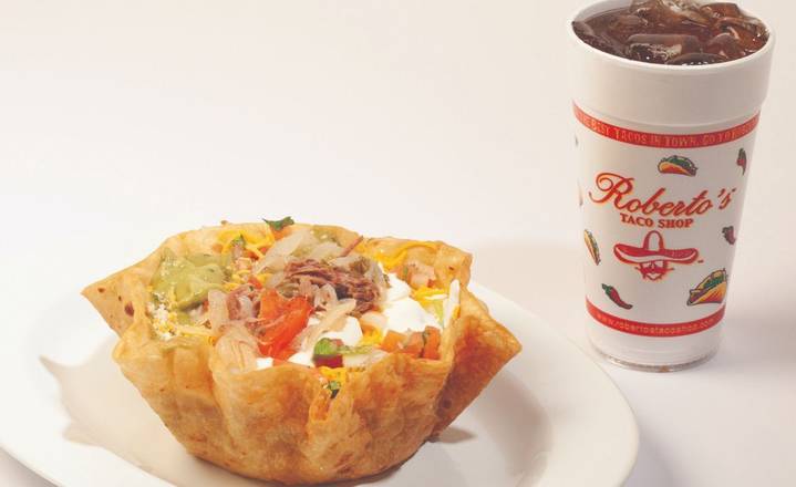 #27 Tostada Bowl Taco Salad (Beef or Chicken)