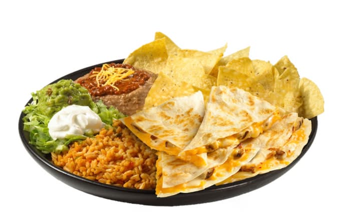 Chicken Quesadilla Platter