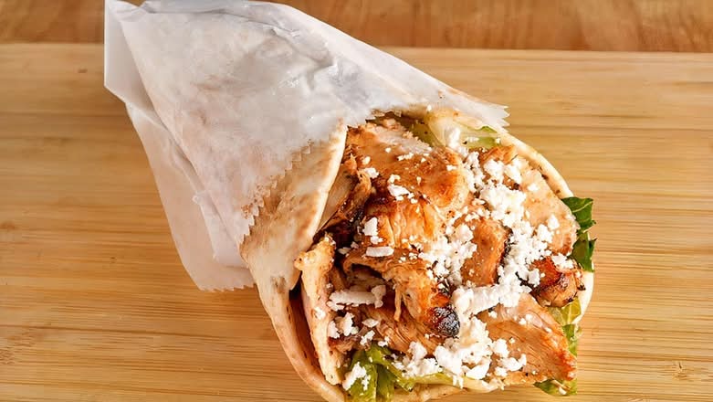 Mediterranean Caesar Wrap