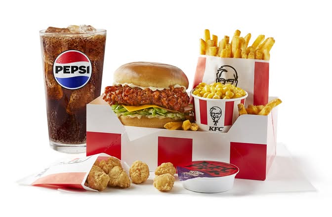 Zinger Drip Sandwich Box Meal