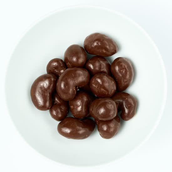 Dark Chocolate Covered Cashews (1/2 lb)