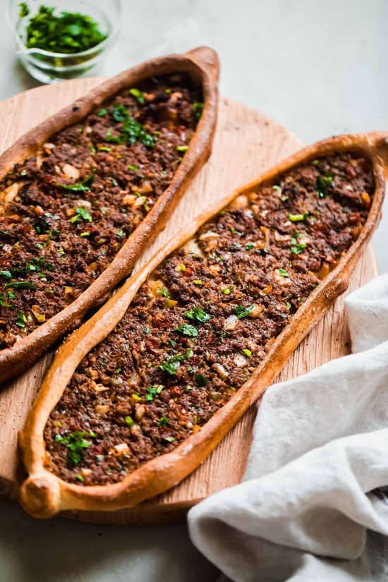 Ground Beef Pide