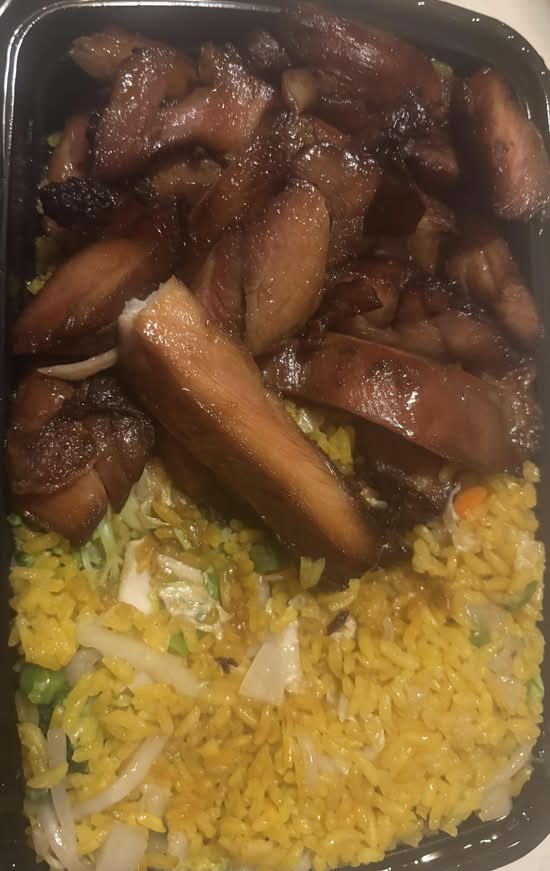 Bourbon Chicken Dinner Combo