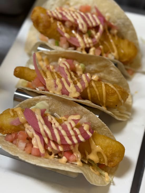 Cod Tacos & Fries