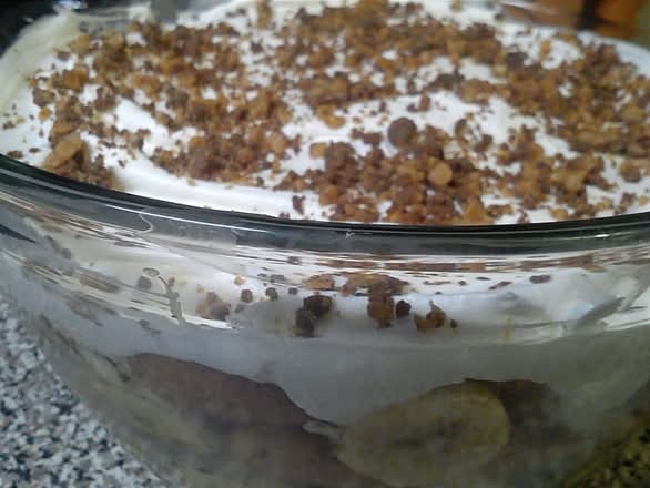 Heath Bar Banana Pudding