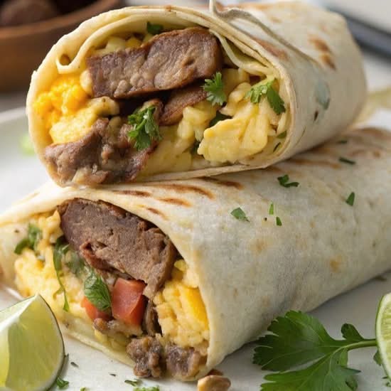 Steak Breakfast Wrap