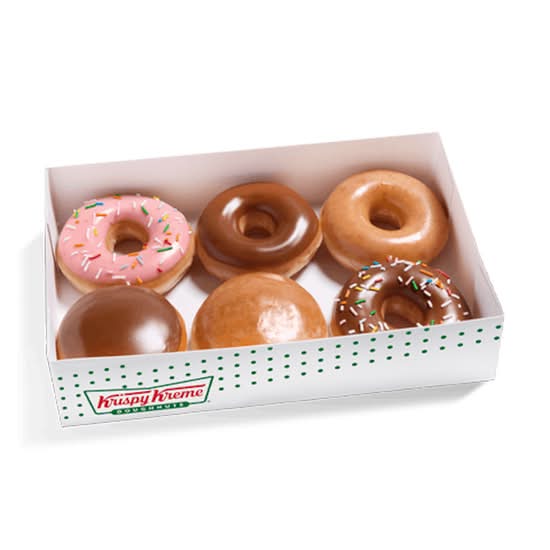 6 Count Classic Assorted Doughnuts
