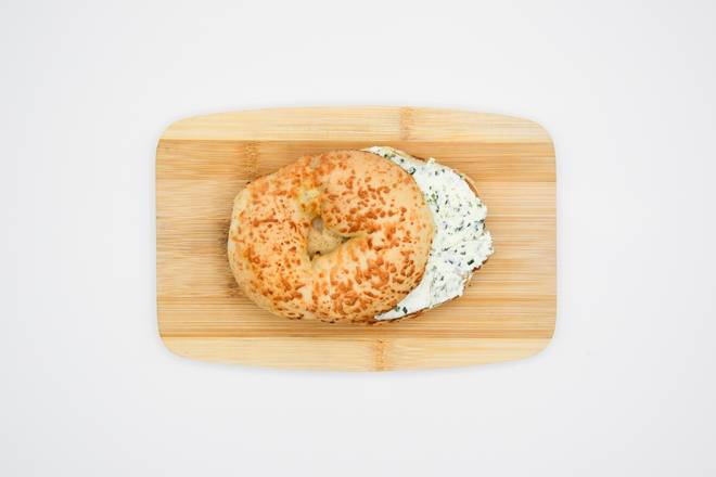 Asiago Bagel with Cream Cheese