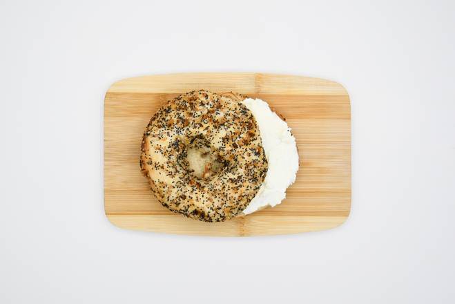 Everything Bagel with Cream Cheese