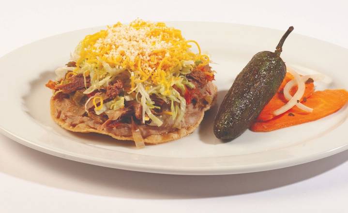 Shredded Beef Tostada