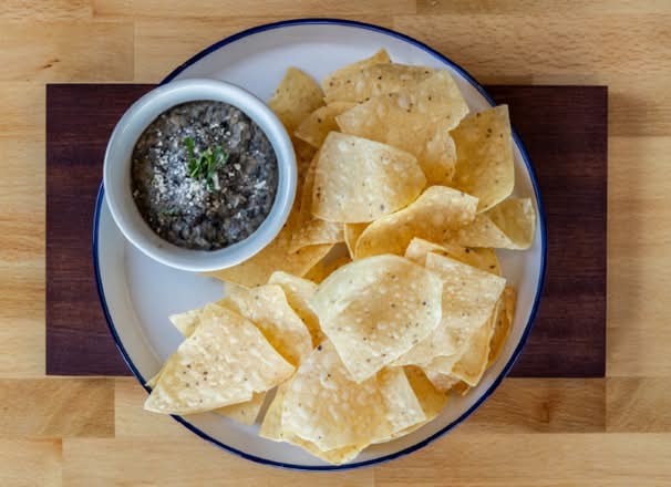 NEW!  Black Bean Dip & Chips