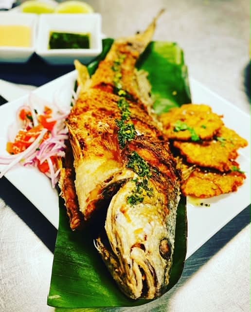 Whole Fried Red Fish