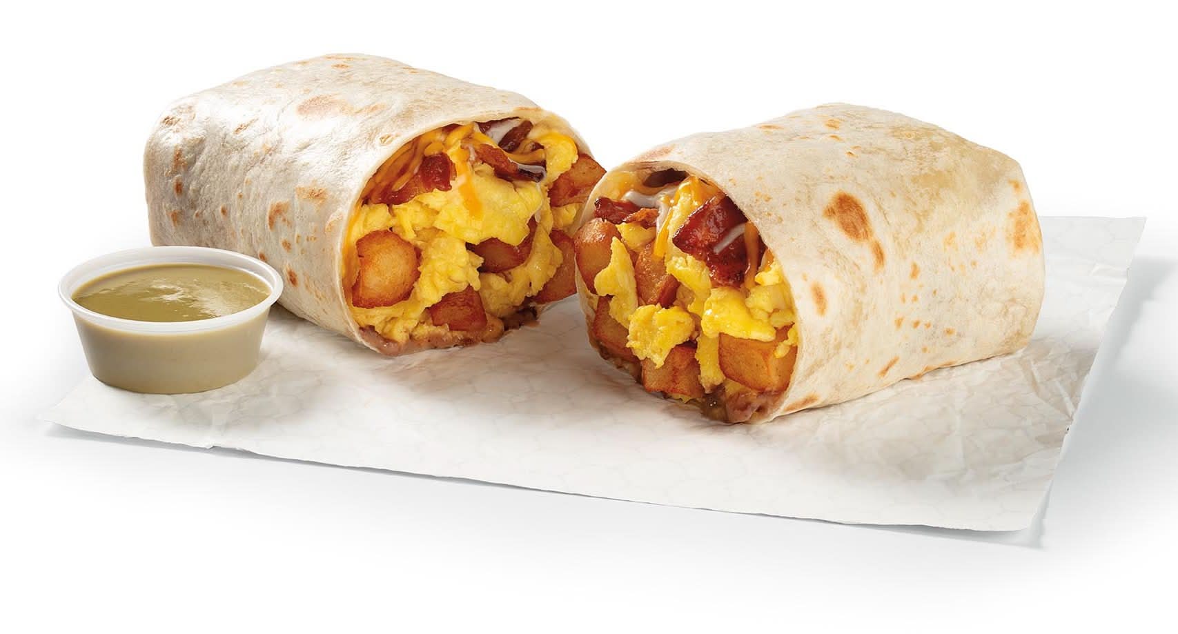 Bacon Q Burrito