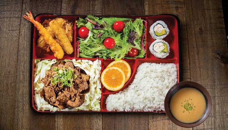 Rib Eye Beef Bento