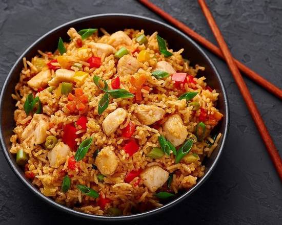Spicy Chicken Fried Rice
