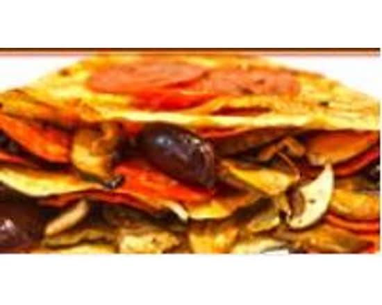 Pepperoni + Mushroom Crepe
