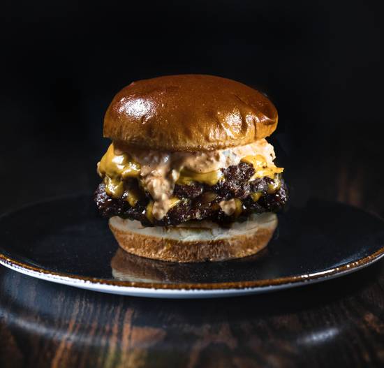 Plain Double Cheeseburger